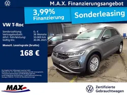 Indiumgrau metallic Gebraucht 2024 VW T-Roc Life SUV | 21.889 € (Guter Preis)