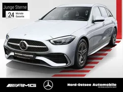 Metalliclack hightechsilber Gebraucht 2024 Mercedes C220 AMG Kombi | 40.290 € (Guter Preis)