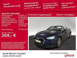 Navarrablau metallic Gebraucht 2022 Audi A5 Cabriolet Ambiente Cabrio | 33.900 € (Superpreis)
