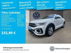 Pure white Gebraucht 2022 VW T-Roc Cabriolet R-line Cabrio | 28.450 € (Fairer Preis)