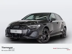 Mythosschwarz metallic Gebraucht 2025 Audi A3 S-Line Limousine | 38.780 €