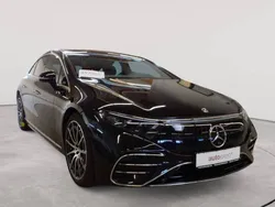 Obsidianschwarz metallic Gebraucht 2023 Mercedes EQS450+ AMG line Limousine | 74.990 €