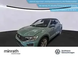 Grün Gebraucht 2021 VW T-Roc Cabriolet R-line Cabrio | 25.979 € (Guter Preis)