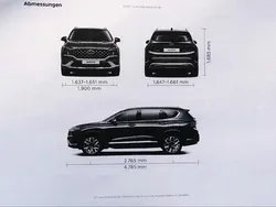 Schwarz Gebraucht 2024 Hyundai Santa Fe SUV | 41.000 € (Fairer Preis)