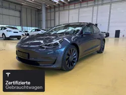 Midnight silver metallic Gebraucht 2021 Tesla Model 3 Performance Limousine | 32.100 € (Etwas zu teuer)