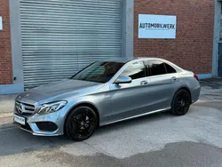 Silber Gebraucht 2014 Mercedes C180 AMG line Limousine | 12.999 € (Fairer Preis)