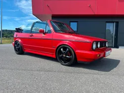 Rot Gebraucht 1991 VW Golf Cabriolet Sportline Cabrio | 12.000 €