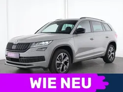 Grau Gebraucht 2021 Skoda Kodiaq SportLine SUV | 34.762 € (Etwas zu teuer)