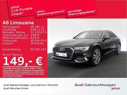 Mythosschwarz metallic Gebraucht 2023 Audi A6 Advanced Plus Limousine | 38.165 € (Superpreis)