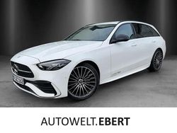 Polarweiß Gebraucht 2024 Mercedes C220 AMG Kombi | 46.890 €