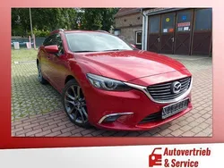 Rot (metallic) Gebraucht 2016 Mazda 6 Sports-Line Kombi | 14.990 € (Etwas zu teuer)