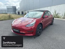 Rot Gebraucht 2021 Tesla Model 3 Long Range Limousine | 27.700 € (Fairer Preis)