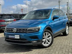 Caribbean blue metallic Gebraucht 2018 VW Tiguan Highline SUV | 20.950 € (Fairer Preis)