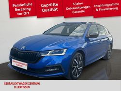 Raceblau metallic Gebraucht 2022 Skoda Octavia SportLine Kombi | 25.190 € (Etwas zu teuer)