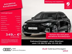 Mythosschwarz metallic Gebraucht 2025 Audi A3 Ambiente Kombi | 41.970 €