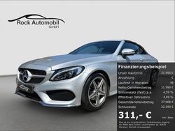 Silber Gebraucht 2018 Mercedes C180 AMG line Cabrio | 31.990 € (Fairer Preis)