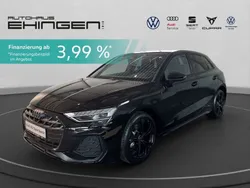 Mythosschwarz metallic Gebraucht 2025 Audi A3 Sportback S-Line Limousine | 42.888 € (Fairer Preis)