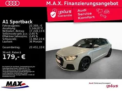 Tausilber metallic Gebraucht 2024 Audi A1 Sportback Advanced Plus Kleinwagen | 22.369 € (Guter Preis)
