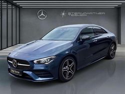 Denimblau metallic Gebraucht 2022 Mercedes CLA200 AMG Coupé | 29.880 € (Superpreis)