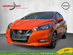 Orange Gebraucht 2021 Nissan Micra Tekna Kleinwagen | 17.490 € (Fairer Preis)