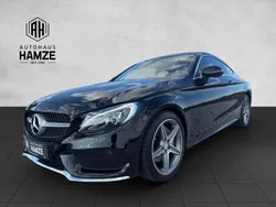 Schwarz Gebraucht 2016 Mercedes C180 AMG line Coupé | 24.980 € (Etwas zu teuer)
