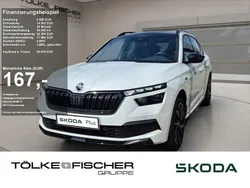 Moon weiss (metallic) Gebraucht 2021 Skoda Kamiq Monte Carlo SUV | 23.979 € (Fairer Preis)