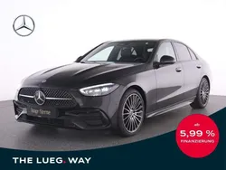 Metalliclack obsidianschwarz Gebraucht 2024 Mercedes C300 AMG Limousine | 49.885 € (Etwas zu teuer)