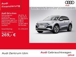 Florettsilber metallic Gebraucht 2021 Audi Q4 e-tron Advanced SUV | 28.470 € (Fairer Preis)