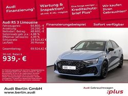 Grau (kemoragrau metallic) Gebraucht 2025 Audi RS3 Ambiente Kleinwagen | 63.991 € (Guter Preis)