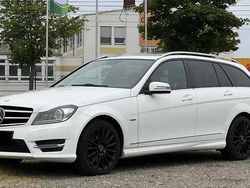 Weiß polarweiss unilack Gebraucht 2014 Mercedes C250 AMG Kombi | 15.890 € (Fairer Preis)