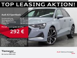 Grau Gebraucht 2024 Audi A3 Sportback S-Line Limousine | 38.690 € (Fairer Preis)