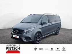 Grau Gebraucht 2022 Mercedes V300 AMG line Van / Kleinbus | 53.980 € (Superpreis)