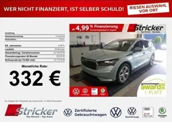 Arctic silber metallic (metallic) Gebraucht 2021 Skoda Enyaq iV SUV | 27.945 € (Guter Preis)