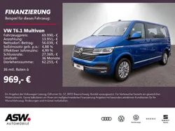 Ravennablau metallic Gebraucht 2022 VW T6.1 Highline Van | 69.990 € (Etwas zu teuer)