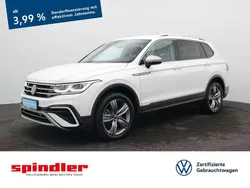 Pure white Gebraucht 2022 VW Tiguan Allspace Elegance SUV | 31.480 € (Guter Preis)