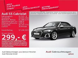 Mythosschwarz metallic/verdeck Gebraucht 2023 Audi S5 Cabriolet Sport Cabrio | 51.521 € (Guter Preis)