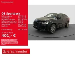 Schwarz Gebraucht 2024 Audi Q3 Sportback S-Line SUV | 56.990 €