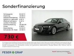 Brillantschwarz Gebraucht 2023 Audi A8 Ambiente Limousine | 64.347 €