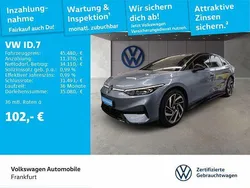 Blau Gebraucht 2024 VW ID.7 Pro Limousine | 45.480 € (Fairer Preis)
