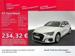 Ibisweiß Gebraucht 2022 Audi A3 Sportback e-tron Performance Limousine | 24.772 € (Fairer Preis)