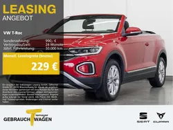 Kings red metallic Gebraucht 2024 VW T-Roc Cabriolet Style Cabrio | 24.690 € (Superpreis)