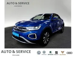 Blau Gebraucht 2024 VW T-Roc Cabriolet Move Cabrio | 25.990 € (Guter Preis)