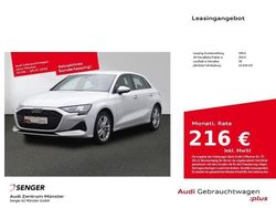 Weiß Gebraucht 2024 Audi A3 Sportback Advanced Kleinwagen | 33.880 € (Superpreis)