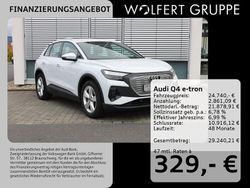 Gletscherweiß metallic Gebraucht 2022 Audi Q4 e-tron Basis SUV | 24.740 € (Fairer Preis)