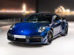 Blau Gebraucht 2022 Porsche 911 Turbo S Cabriolet Sport Cabrio | 227.980 € (Superpreis)