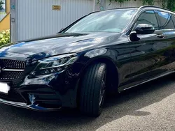 Schwarz Gebraucht 2020 Mercedes C300e AMG line Kombi | 26.100 € (Fairer Preis)