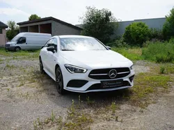 Polarweiss Gebraucht 2021 Mercedes CLA250e AMG line Limousine | 25.999 € (Guter Preis)