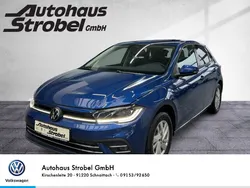 Blau Gebraucht 2022 VW Polo IQ Drive Kleinwagen | 25.870 €