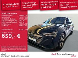Mythosschwarz metallic Gebraucht 2023 Audi Q8 e-tron Advanced Plus SUV | 53.889 € (Fairer Preis)