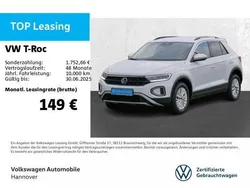 Pure white Gebraucht 2024 VW T-Roc Life SUV | 21.950 € (Guter Preis)